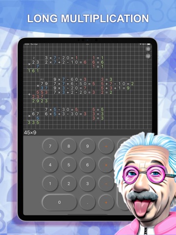 Column Math Solver for schools iPad screenshot