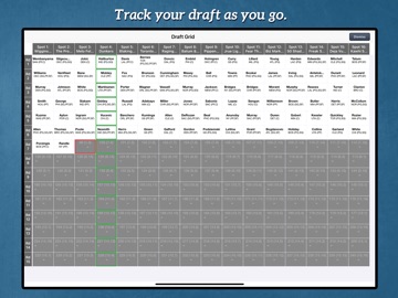 Fantasy Basketball Draft '25 iPad screenshot