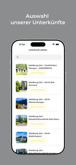 Waldburg-Zeil Kliniken screenshot 1
