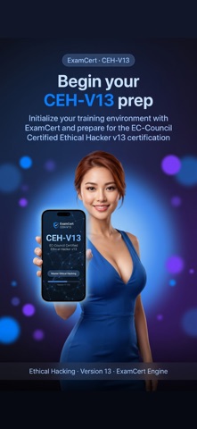 CEH V13 Prep 2026 ® ExamCert iPhone screenshot