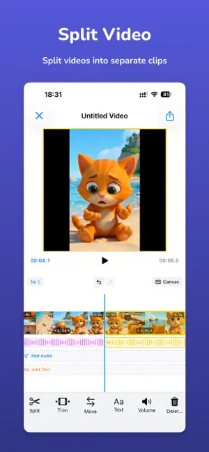 Video & Reels Editor - PixyCut screenshot 1