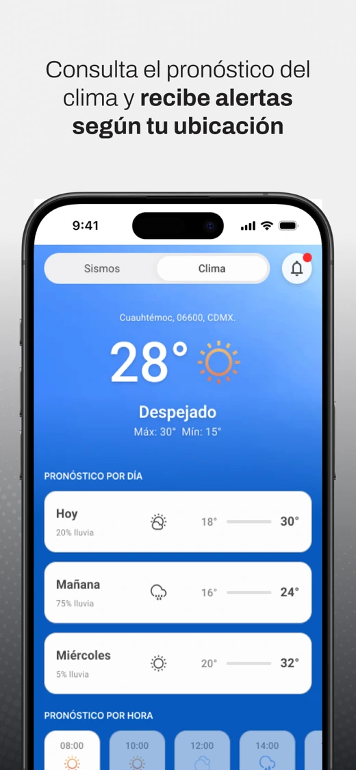 SkyAlert: Alerta Sísmica MX screenshot 4