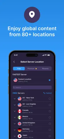 App Store-Screenshot 2 von VPN - Super Unlimited Proxy