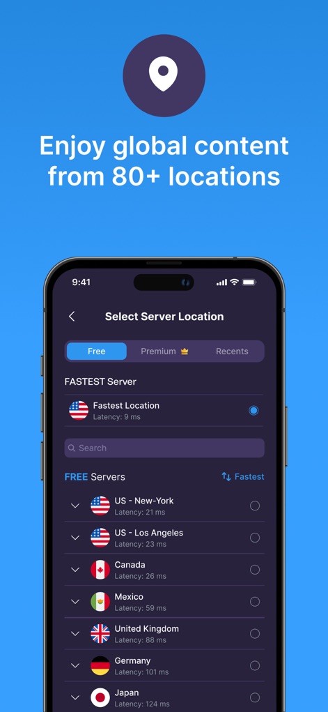 VPN - Super Unlimited Proxy - Escolha sua Conexão