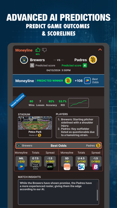AI Sports Betting : BetSmartAI Screenshot