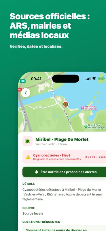 Alerte Cyanobactérie - Gambade screenshot 4 of 4