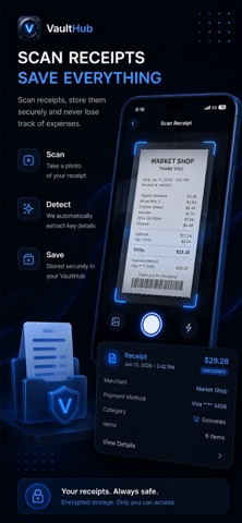 Expense Tracker App: VaultHub Screenshot 6 of 7