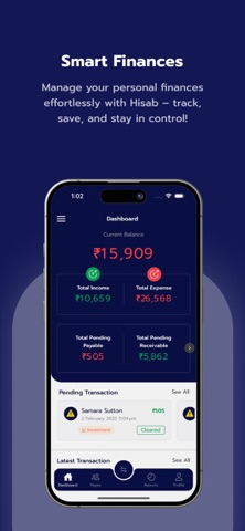 Hisab - Finance Manager Screenshot 1 of 6