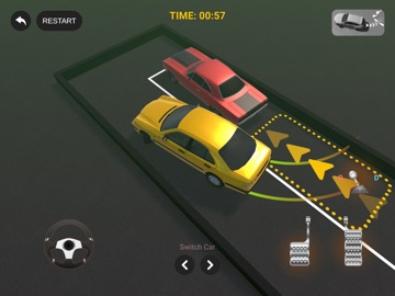 3D Car Parking Driving School iPad screenshot