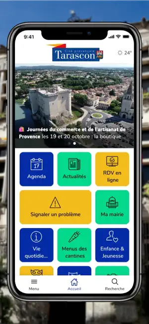 Tarascon mon application screenshot 1