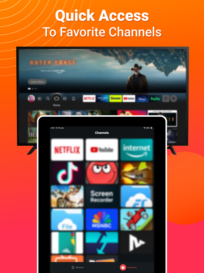 Remote for FireStick and TV