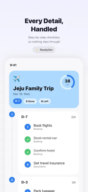 ReadySet- Smart Checklist screenshot 4