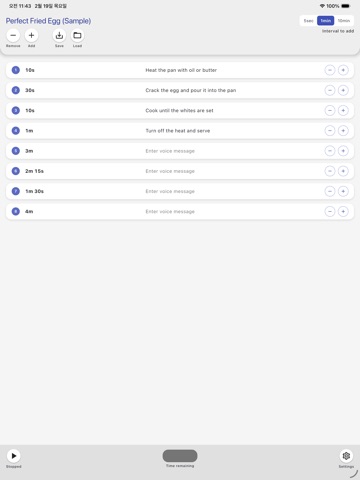 Talking Timers: Voice & Multi iPad screenshot