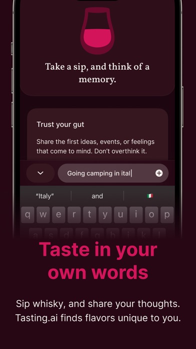 Tasting.ai Screenshot