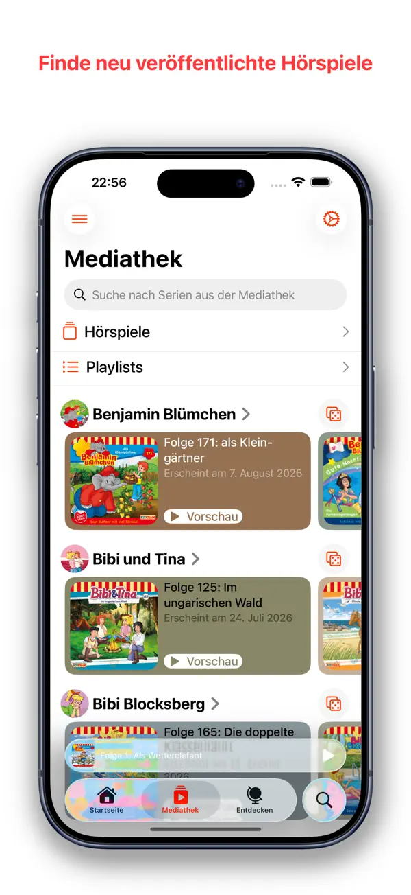 Hörspielzentrale iPhone App Screenshot 5 – Unterhaltung