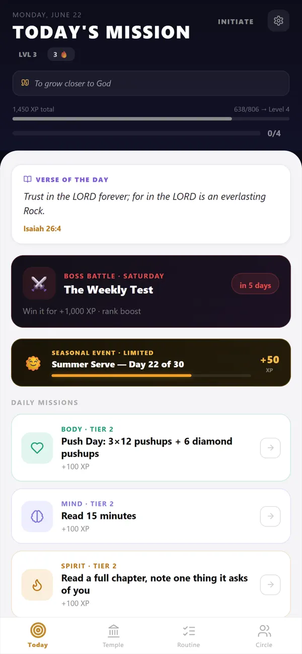 Screenshot #2 pour Daily Cross: Mind Body Spirit