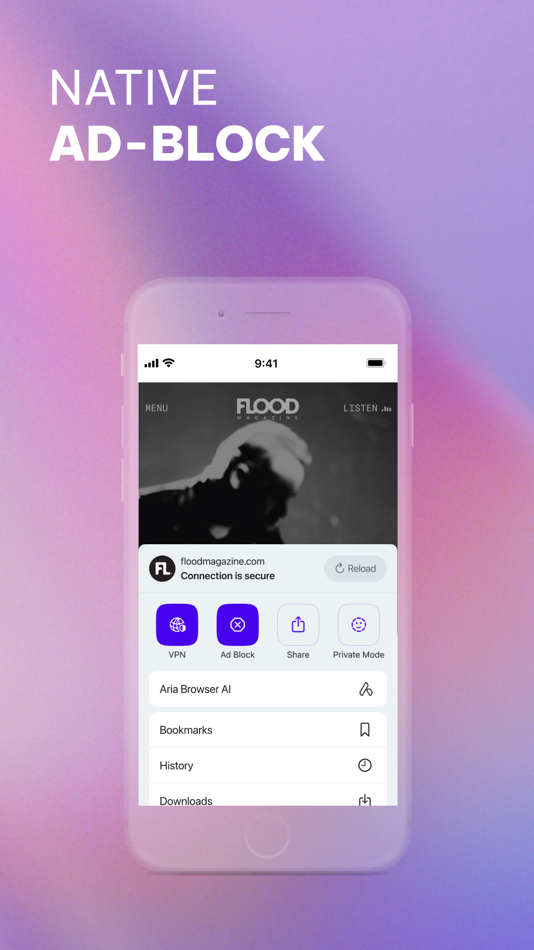 #4. Opera: AI browser with VPN (iOS) 由: Opera Norway AS