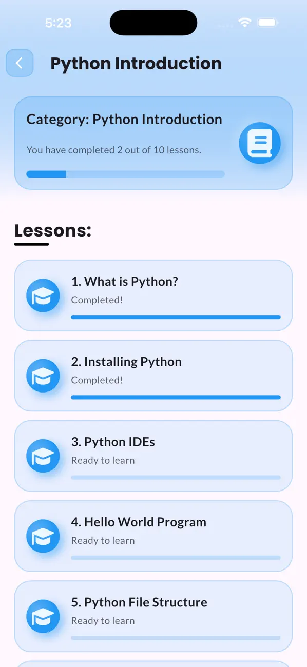#5. Learn Python | PythonBook (iOS) Av: Muhammad Umair