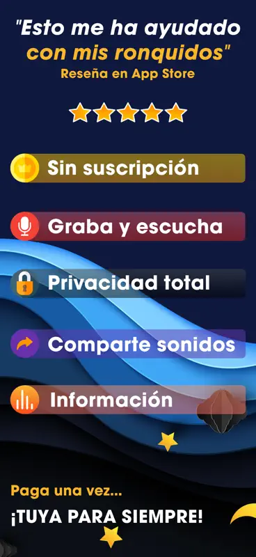 AutoSnore: Graba tus ronquidos screenshot 3 of 9