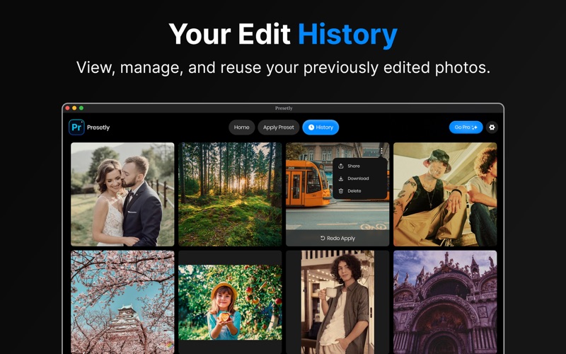 Presetly - Presets with Editor iPhone screenshot