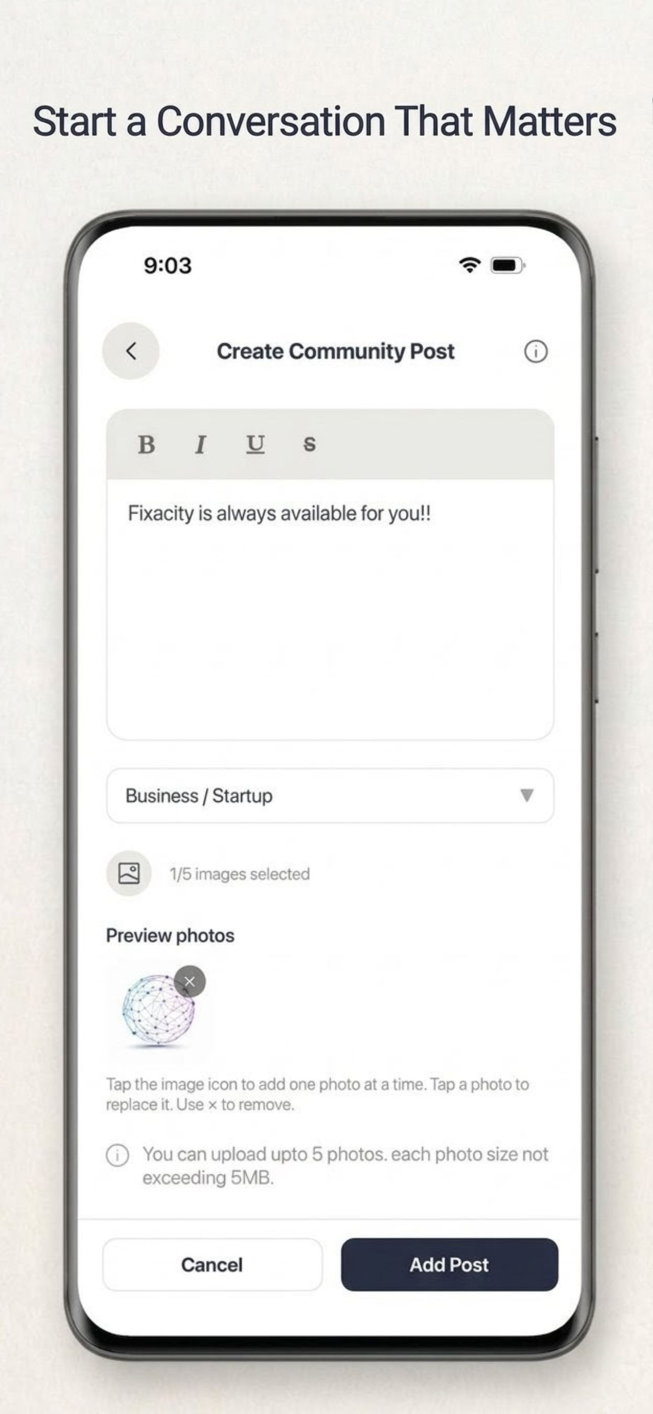 Fixacity screenshot 4