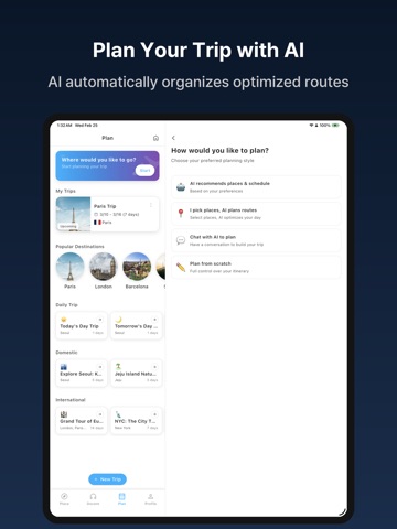 DocenTour – AI Travel Guide iPad screenshot