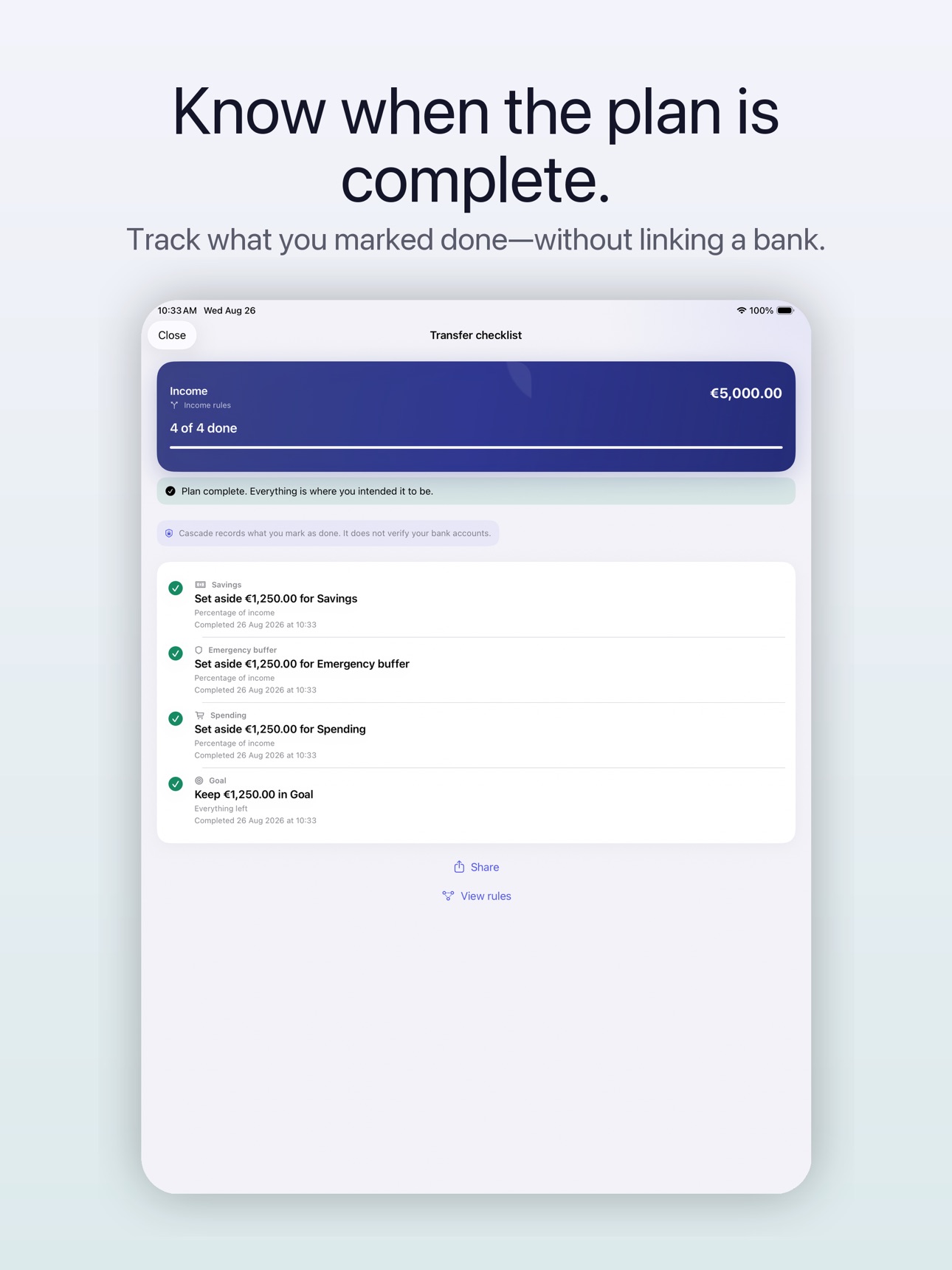 Screenshot 10 of Cascade: Income Planner