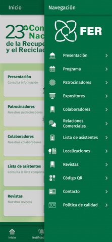 Congreso FER screenshot