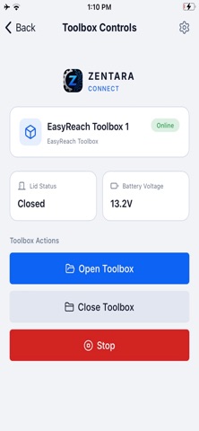 Zentara Connect screenshot