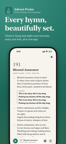 Advent Praise: SDA Hymnal Screenshot 1 of 10