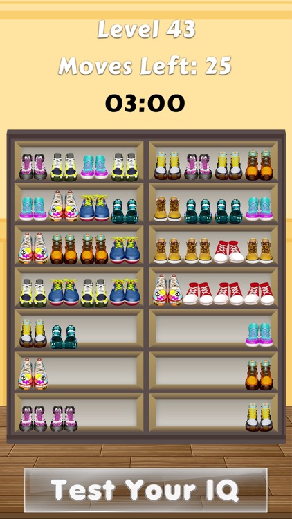 Sneaker Sort Color Puzzle Game screenshot-3