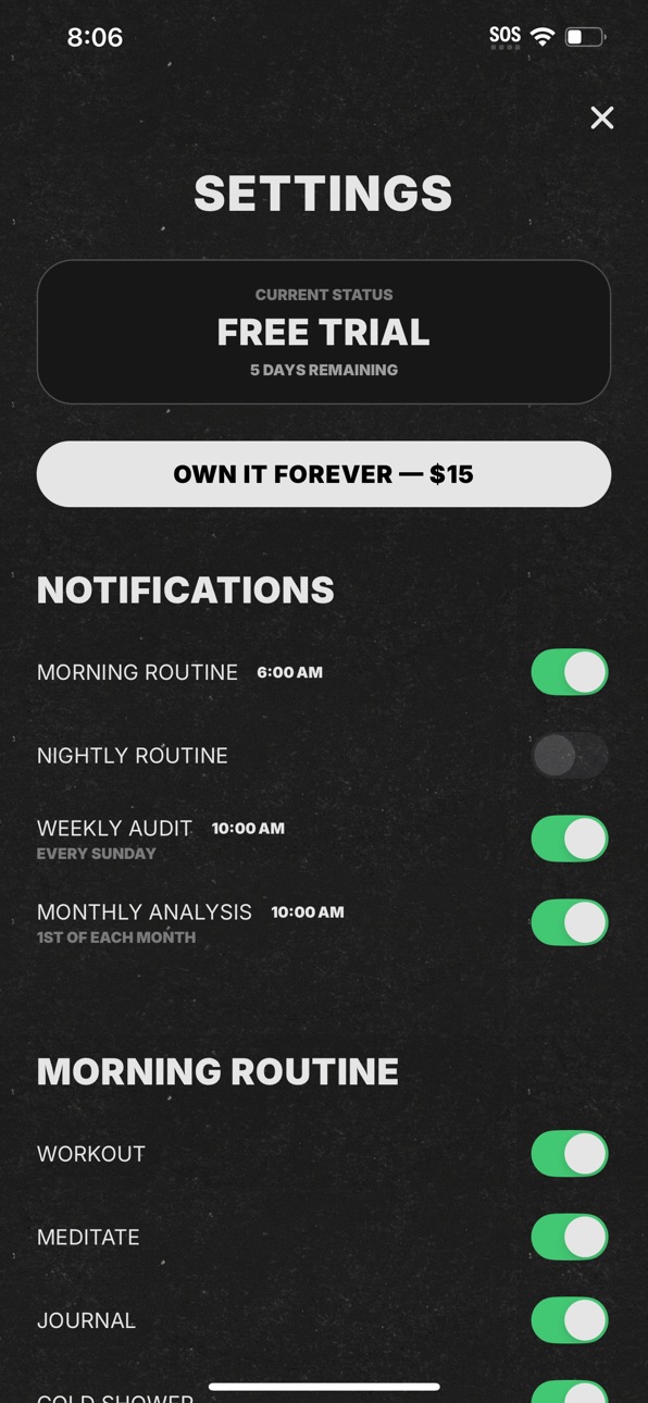 iPhone screenshot