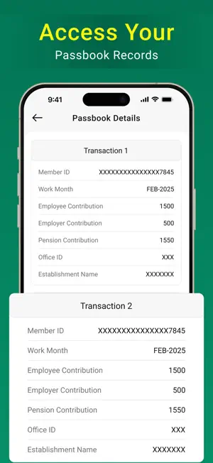 PF Balance, EPFO Passbook, UAN screenshot 3