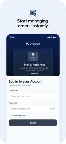 retailcloud OrderUp iPhone screenshot