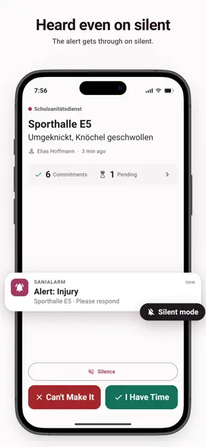 SaniAlarm screenshot 2