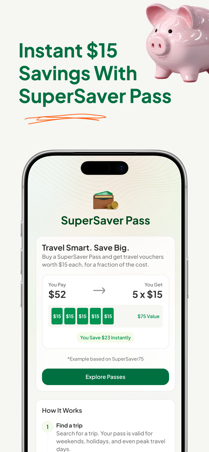 Ride with OurBus App screenshot 5
