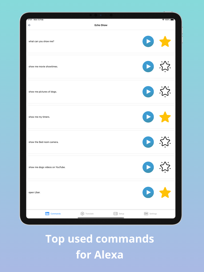 Smart Alexa voice Commands