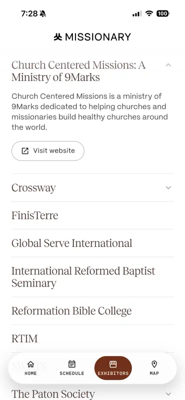 Missionary National Conference screenshot 3 of 4