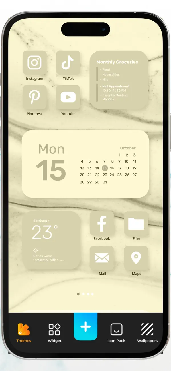 Screenshot #3 pour Customize Home Screen& Wiget.s