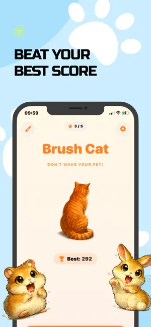 Brush Cat: Jjaem Pet Game screenshot 3