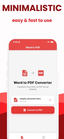 Word to PDF Converter: Docx iPhone screenshot