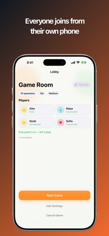 QuizCast: Trivia on TV iPhone screenshot