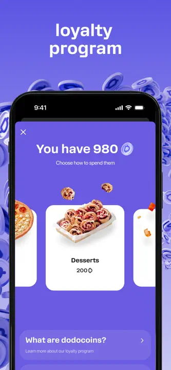 Dodo Pizza Deliveryのスクリーンショット（3/6）