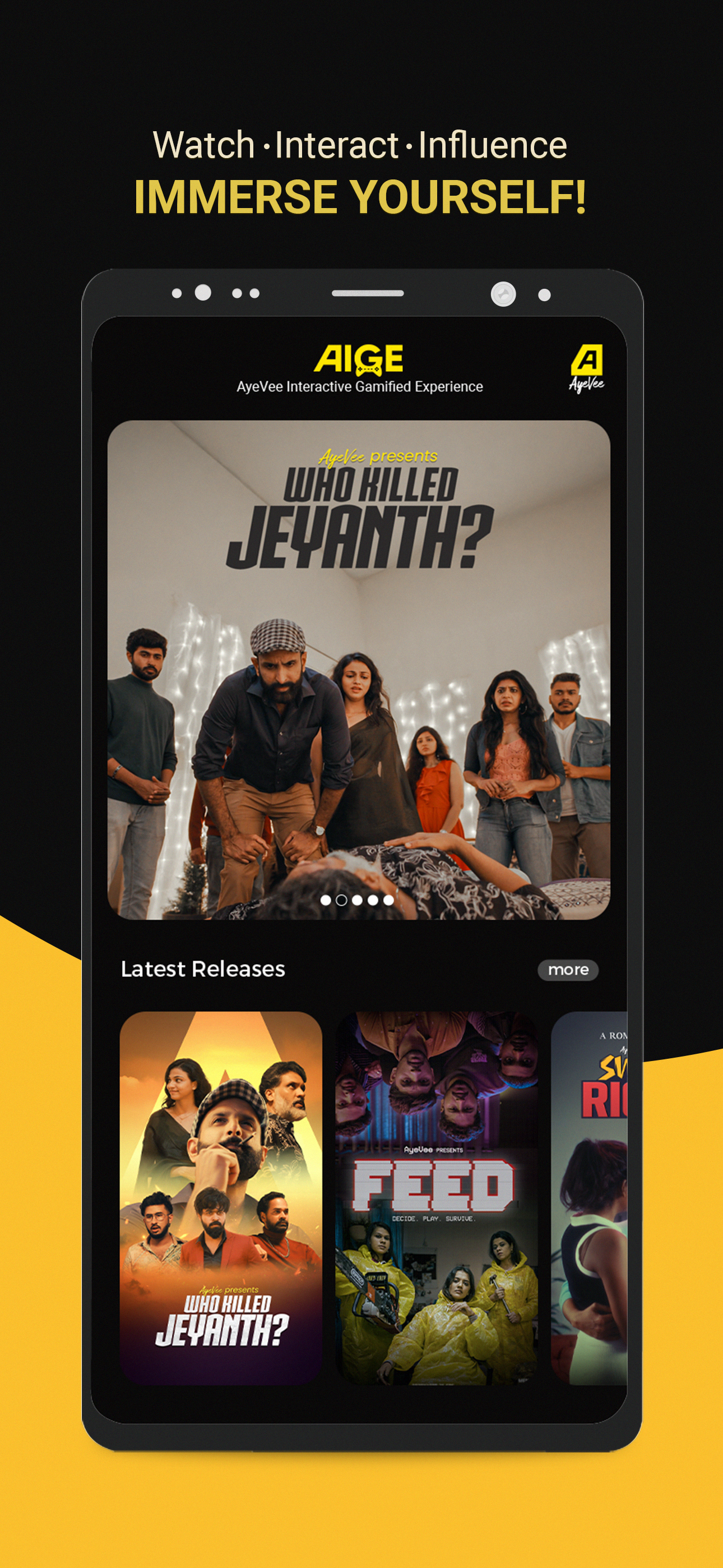 AyeVee: Interactive Stories