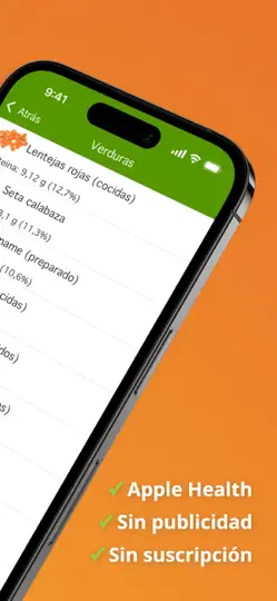 Captura de pantalla de Guía De Alimentación Natural en iPhone 2