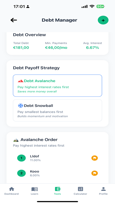 MoneyCompass Pro screenshot