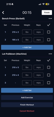 BarBud - Workout Tracking screenshot