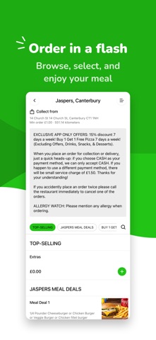 Jaspers, Canterbury App Screenshot 1 of 4