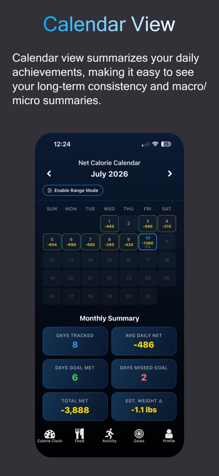 Calorie Clock: Real-Time screenshot 6