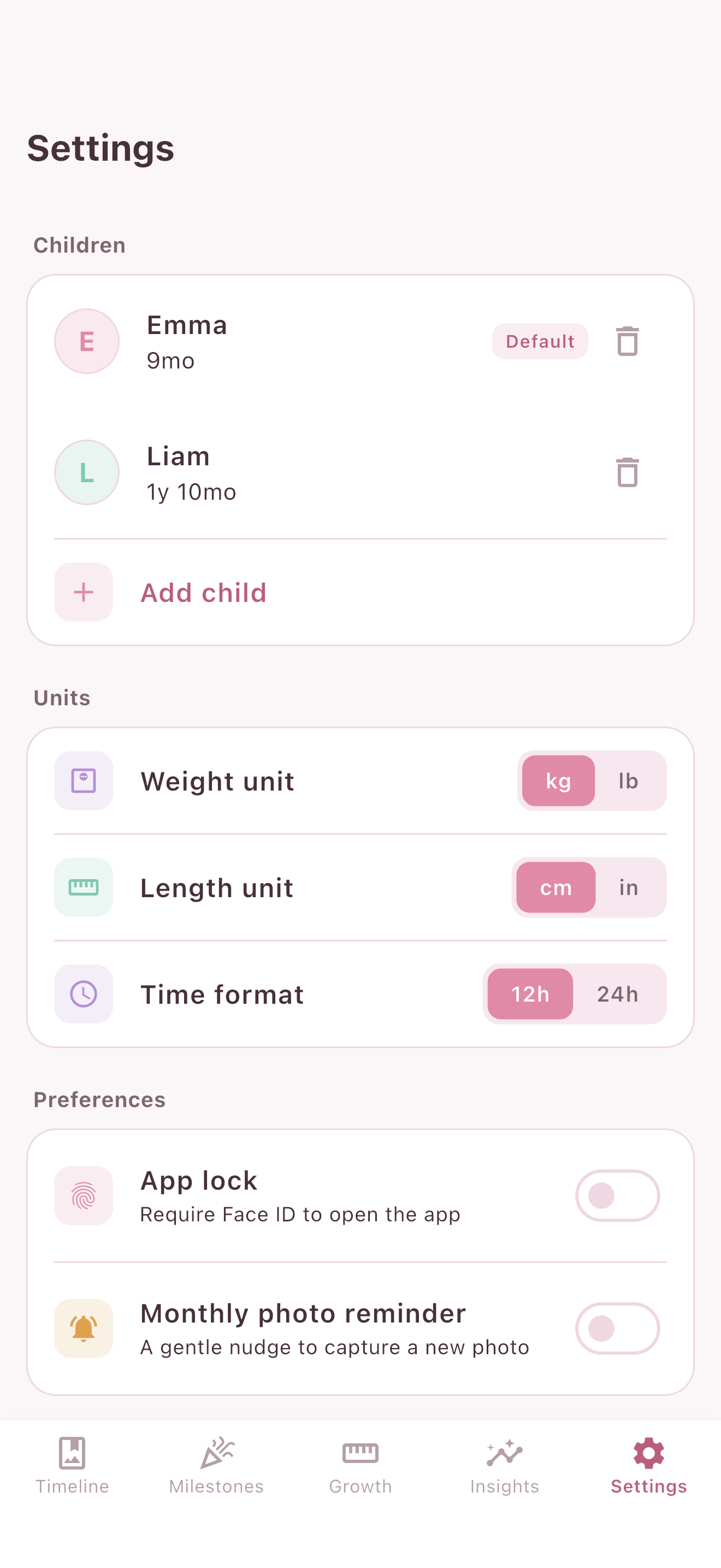 Lilibee: Baby Milestones screenshot 7